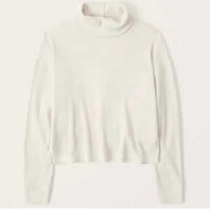 Abercrombie Long Sleeve Waffle Turtleneck